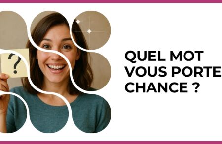 Test - Quel mot vous portera chance ?