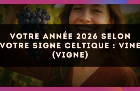 Votre année 2026 selon votre signe celtique : Vine (Vigne)