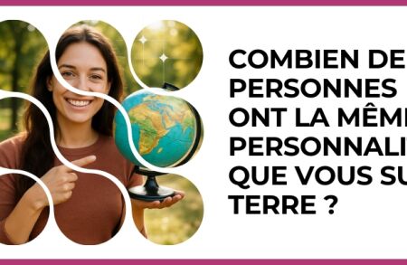 Test - Combien de personnes ont la même personnalité que vous sur Terre ?