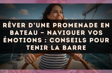 Rêver d’une promenade en bateau — Naviguer vos émotions : conseils pour tenir la barre