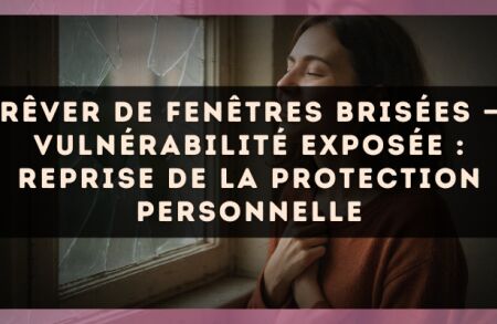 Rêver de fenêtres brisées — Vulnérabilité exposée : reprise de la protection personnelle