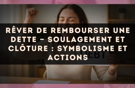 Rêver de rembourser une dette — Soulagement et clôture : symbolisme et actions