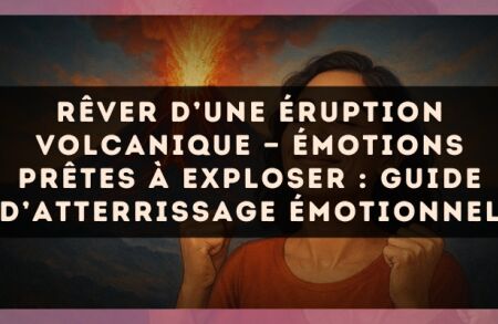Rêver d’une éruption volcanique — Émotions prêtes à exploser : guide d’atterrissage émotionnel