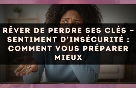 Rêver de perdre ses clés — Sentiment d’insécurité : comment vous préparer mieux