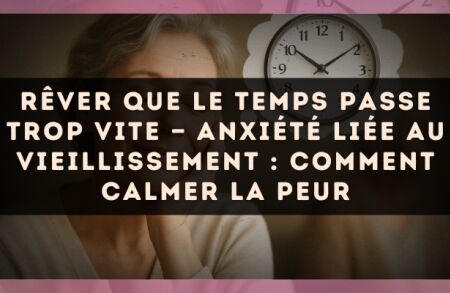Rêver que le temps passe trop vite — Anxiété liée au vieillissement : comment calmer la peur