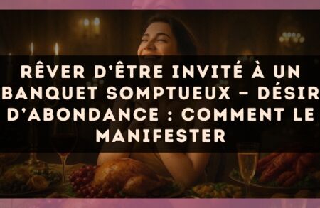 Rêver d’être invité à un banquet somptueux — Désir d’abondance : comment le manifester