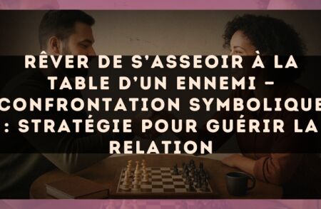 Rêver de s’asseoir à la table d’un ennemi — Confrontation symbolique : stratégie pour guérir la relation