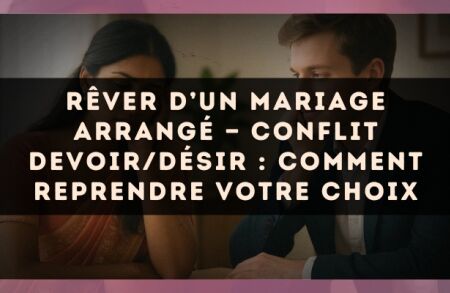 Rêver d’un mariage arrangé — Conflit devoir/désir : comment reprendre votre choix
