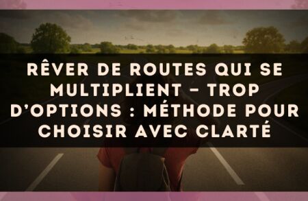 Rêver de routes qui se multiplient — Trop d’options : méthode pour choisir avec clarté