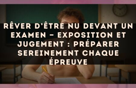 Rêver d’être nu devant un examen — Exposition et jugement : préparer sereinement chaque épreuve