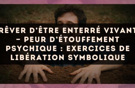Rêver d’être enterré vivant — Peur d’étouffement psychique : exercices de libération symbolique
