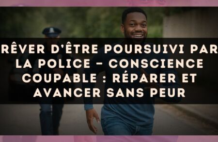 Rêver d’être poursuivi par la police — Conscience coupable : réparer et avancer sans peur
