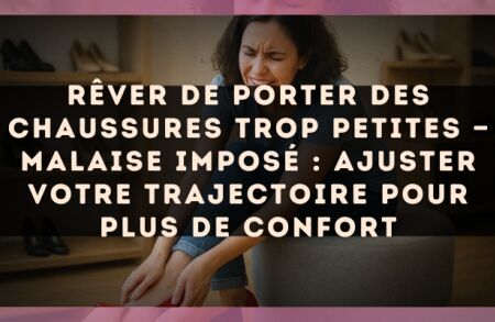 Rêver de porter des chaussures trop petites — Malaise imposé : ajuster votre trajectoire pour plus de confort