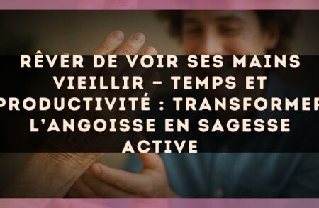Rêver de voir ses mains vieillir — Temps et productivité : transformer l’angoisse en sagesse active