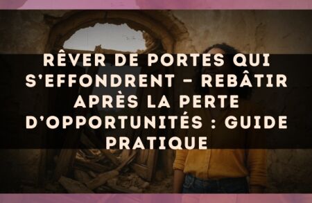 Rêver de portes qui s’effondrent — Rebâtir après la perte d’opportunités : guide pratique