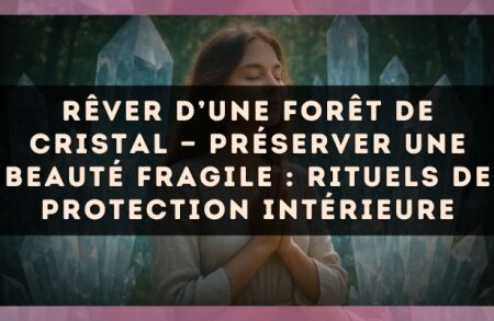 Rêver d’une forêt de cristal — Préserver une beauté fragile : rituels de protection intérieure