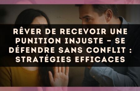 Rêver de recevoir une punition injuste — Se défendre sans conflit : stratégies efficaces