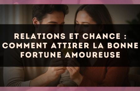 Relations et chance : comment attirer la bonne fortune amoureuse