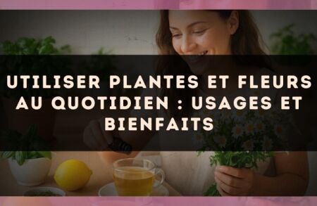 Utiliser Plantes et Fleurs au Quotidien : Usages et Bienfaits
