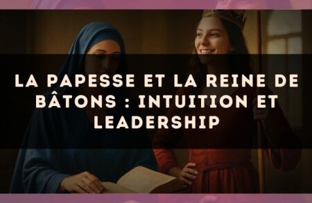 La Papesse et la Reine de Bâtons : intuition et leadership