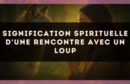 Signification spirituelle d'une rencontre avec un loup