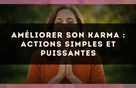 Améliorer son karma : actions simples et puissantes