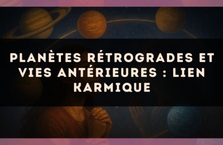 Planètes rétrogrades et vies antérieures : lien karmique