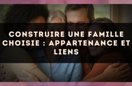 Construire une famille choisie : appartenance et liens