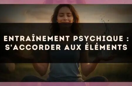 Entraînement psychique : s'accorder aux éléments
