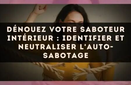 Dénouez votre saboteur intérieur : identifier et neutraliser l'auto-sabotage