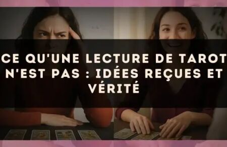 Ce qu'une lecture de tarot n'est pas : idées reçues et vérité