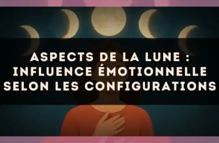 Aspects de la Lune : influence émotionnelle selon les configurations