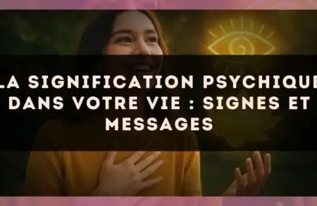 La signification psychique dans votre vie : signes et messages