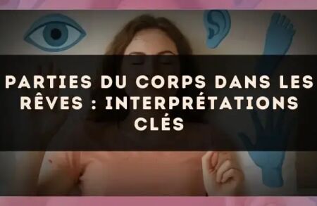 Parties du corps dans les rêves : interprétations clés