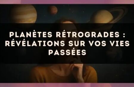 Planètes rétrogrades : révélations sur vos vies passées