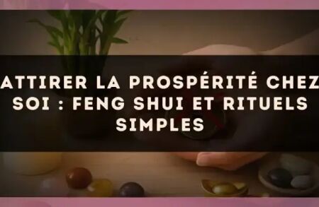 Attirer la prospérité chez soi : feng shui et rituels simples