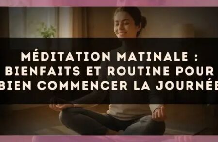 Méditation matinale : bienfaits et routine pour bien commencer la journée