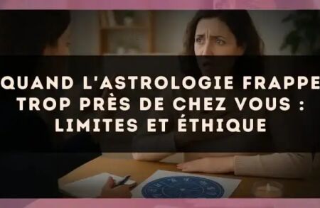 Quand l'astrologie frappe trop près de chez vous : limites et éthique