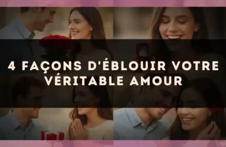4 façons d'éblouir votre véritable amour