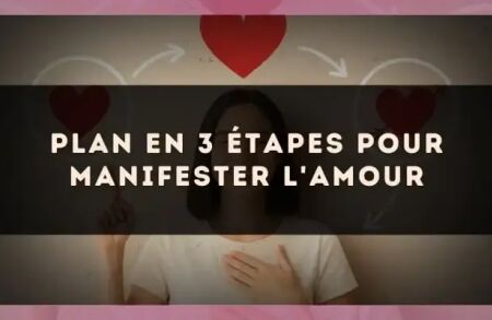 Plan en 3 étapes pour manifester l'amour