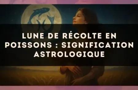 Lune de récolte en Poissons : signification astrologique