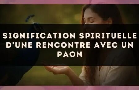 Signification spirituelle d'une rencontre avec un paon