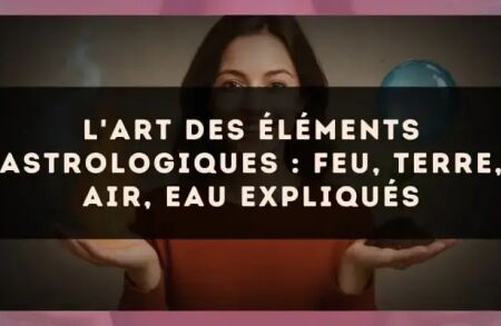 L'art des éléments astrologiques : feu, terre, air, eau expliqués