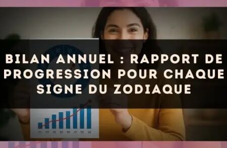 Bilan annuel : rapport de progression pour chaque signe du zodiaque