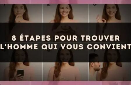 8 étapes pour trouver l'homme qui vous convient