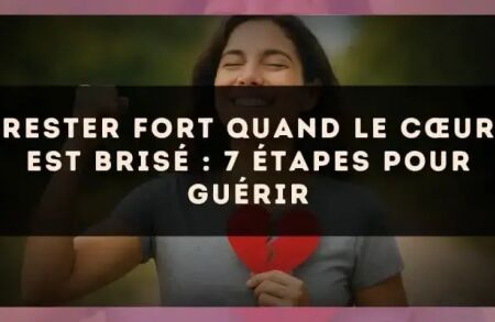 Rester fort quand le cœur est brisé : 7 étapes pour guérir
