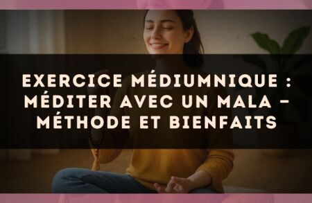 Exercice médiumnique : Méditer avec un mala — méthode et bienfaits