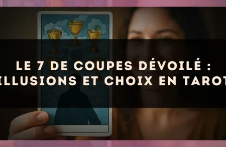 Le 7 de Coupes dévoilé : illusions et choix en tarot