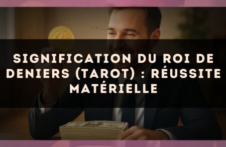 Signification du Roi de Deniers (tarot) : réussite matérielle