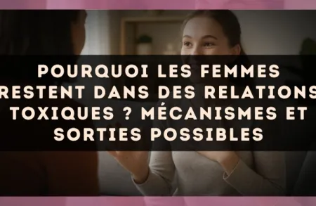Pourquoi les femmes restent dans des relations toxiques ? Mécanismes et sorties possibles